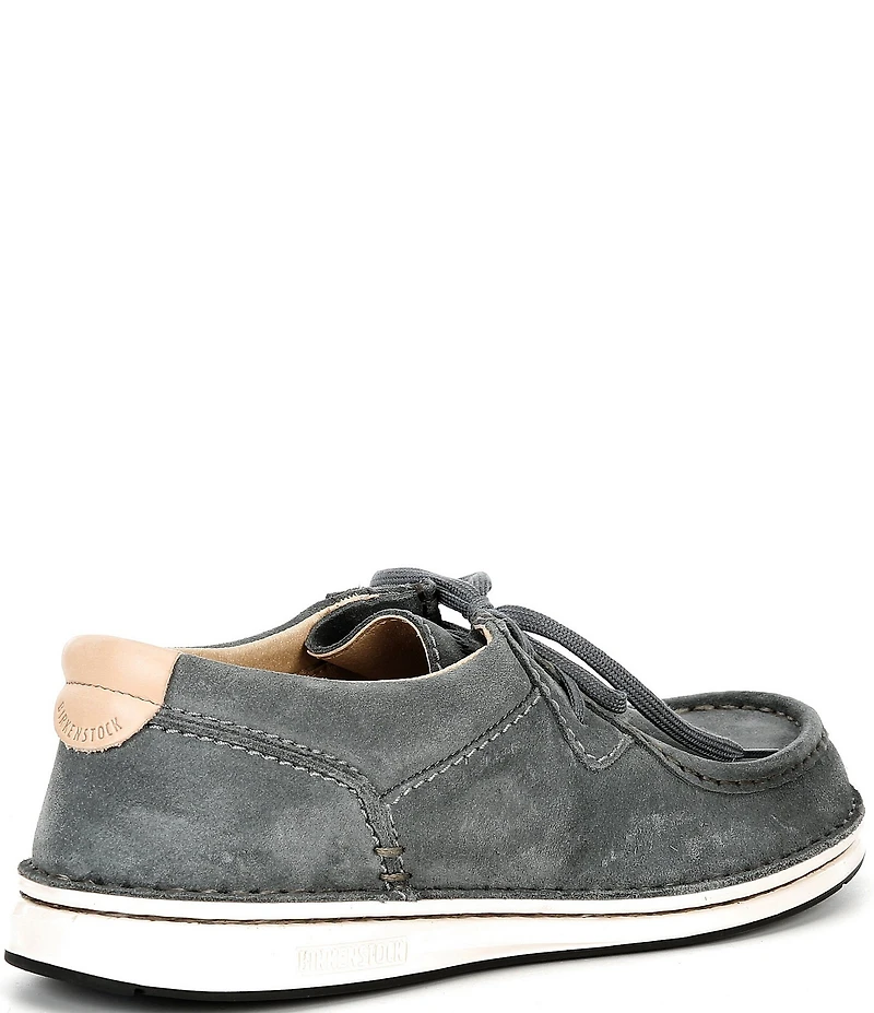 Birkenstock Men's Pasadena Suede Lace Up Moccasins
