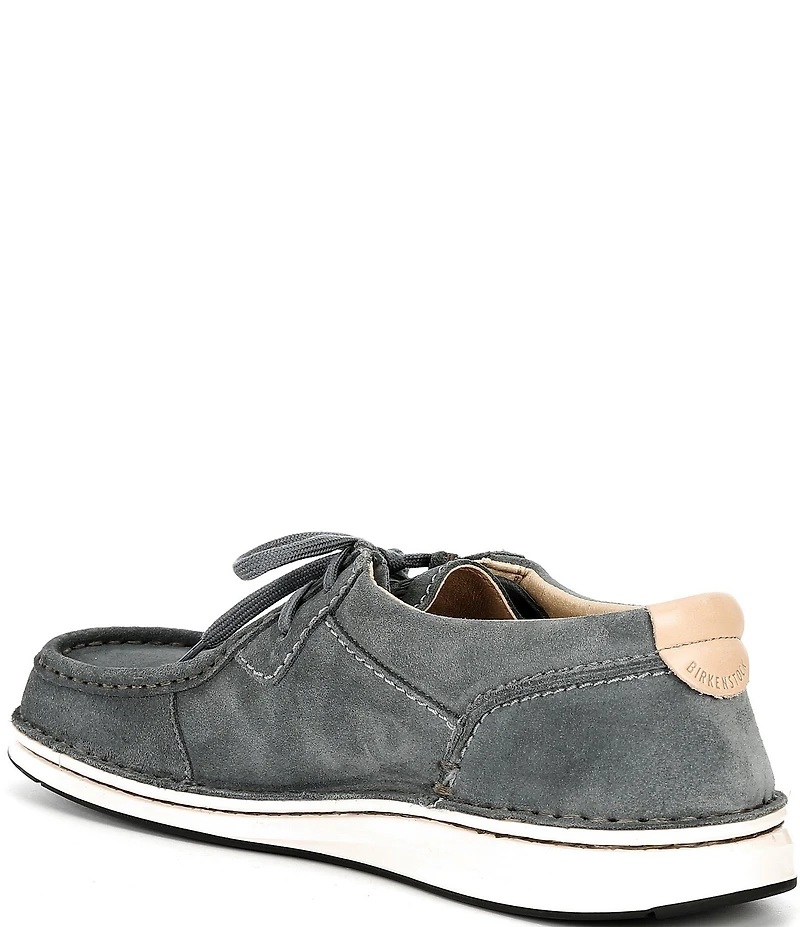 Birkenstock Men's Pasadena Suede Lace Up Moccasins