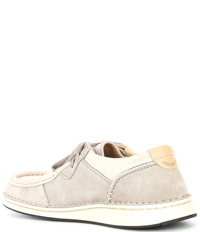 Birkenstock Men's Pasadena Suede Lace Up Moccasins