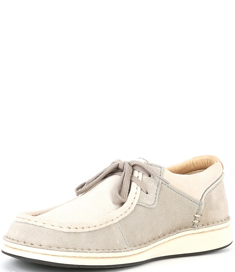 Birkenstock Men's Pasadena Suede Lace Up Moccasins