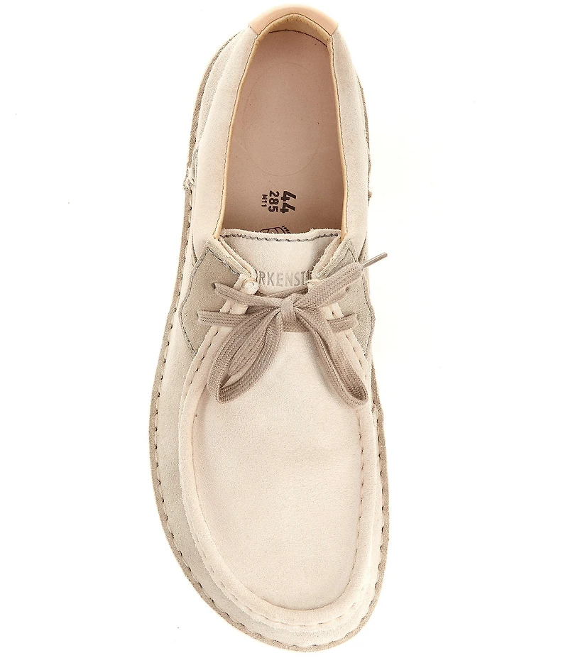 Birkenstock Men's Pasadena Suede Lace Up Moccasins