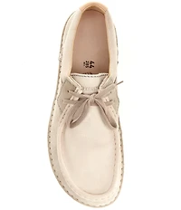 Birkenstock Men's Pasadena Suede Lace Up Moccasins