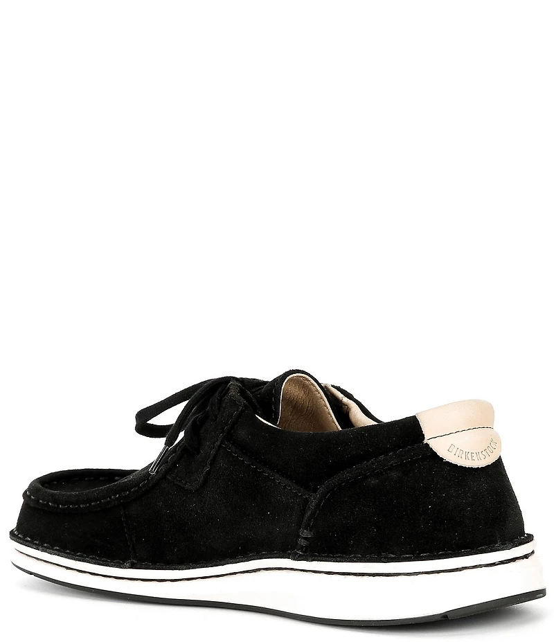 Birkenstock Men's Pasadena Suede Lace Up Moccasins