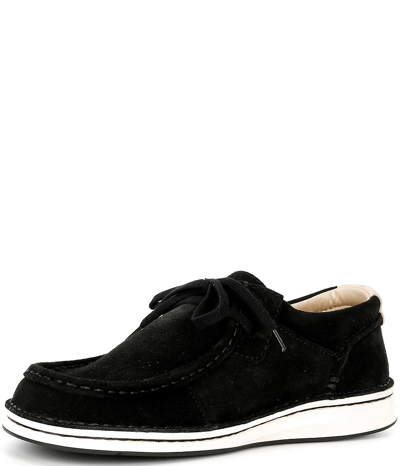 Birkenstock Men's Pasadena Suede Lace Up Moccasins