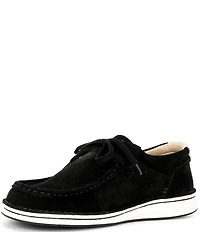 Birkenstock Men's Pasadena Suede Lace Up Moccasins