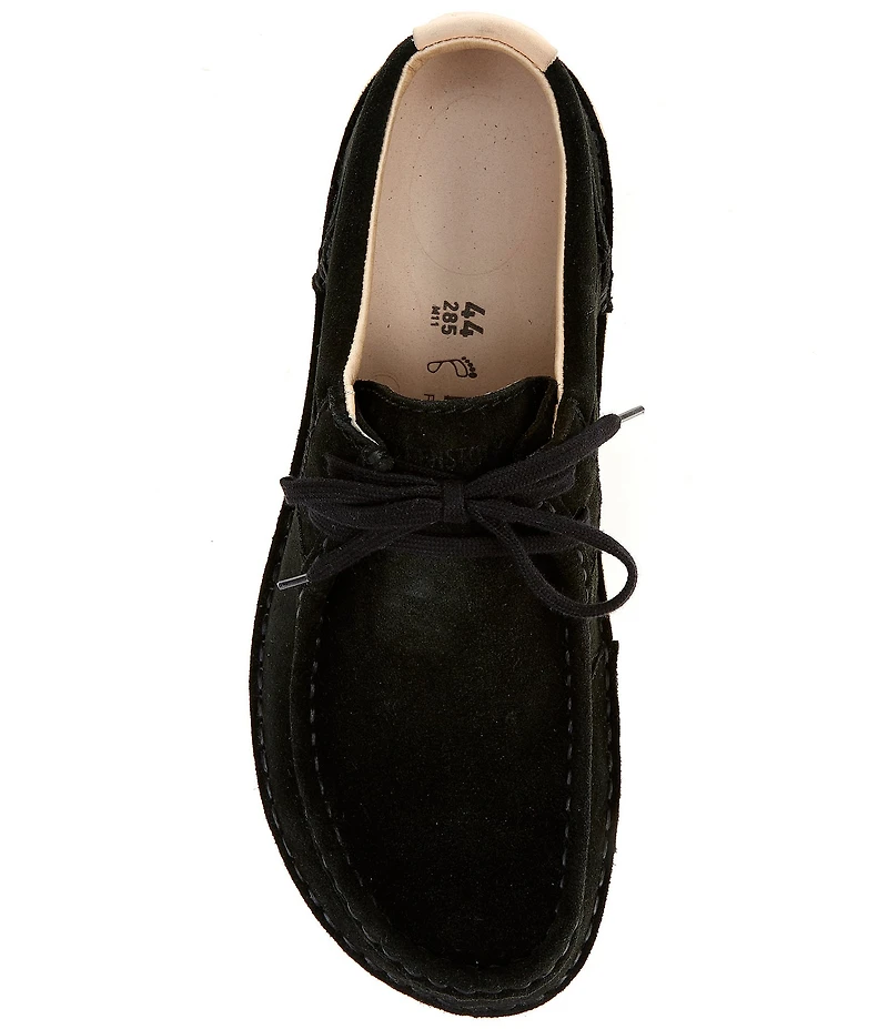 Birkenstock Men's Pasadena Suede Lace Up Moccasins