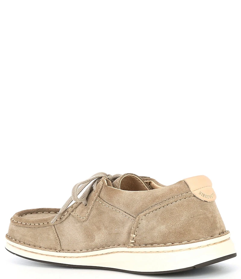 Birkenstock Men's Pasadena Suede Lace Up Moccasins