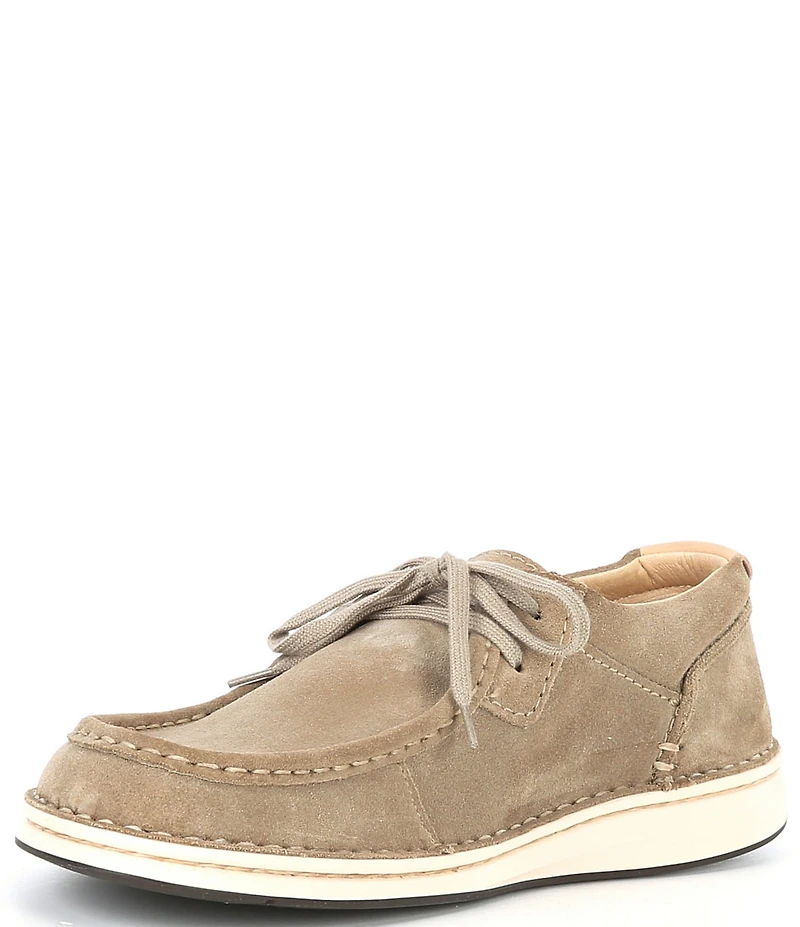Birkenstock Men's Pasadena Suede Lace Up Moccasins