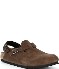Birkenstock Men's Tokio Suede Backstrap Clogs