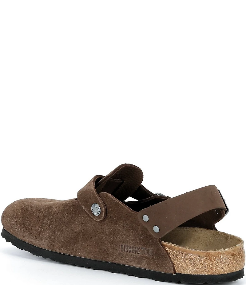 Birkenstock Men's Tokio Suede Backstrap Clogs