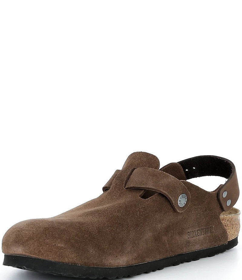 Birkenstock Men's Tokio Suede Backstrap Clogs