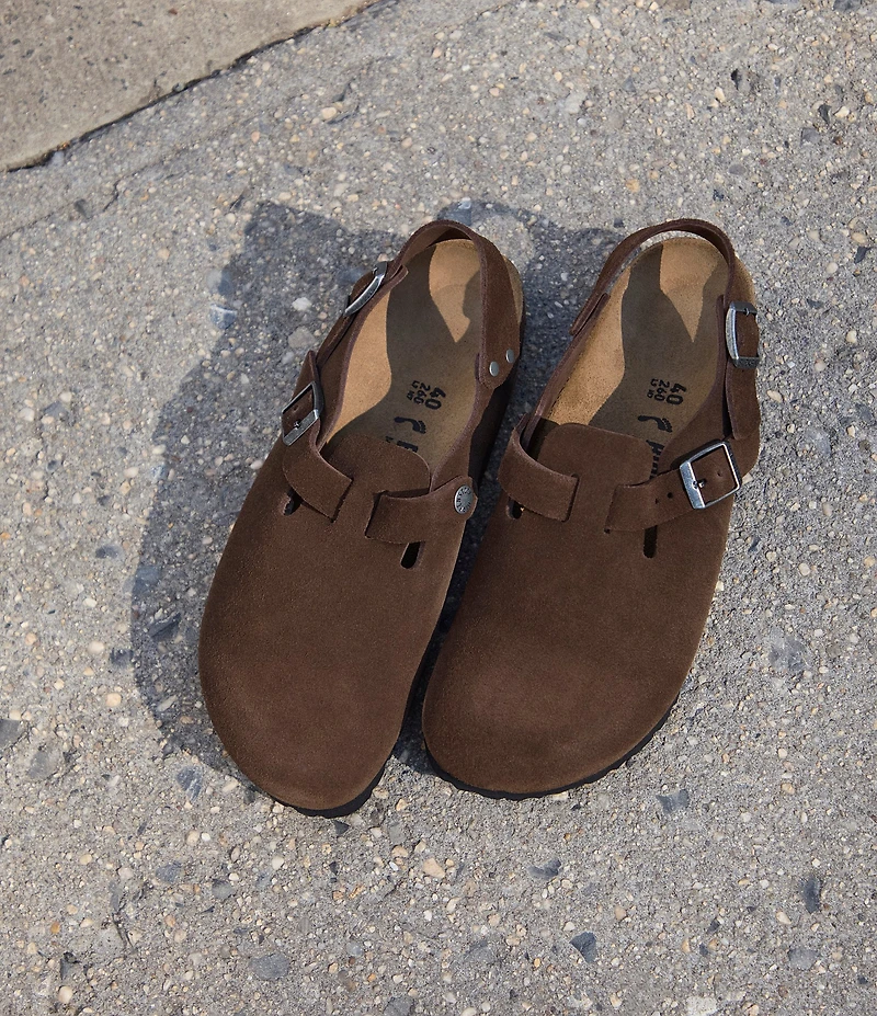 Birkenstock Men's Tokio Suede Backstrap Clogs