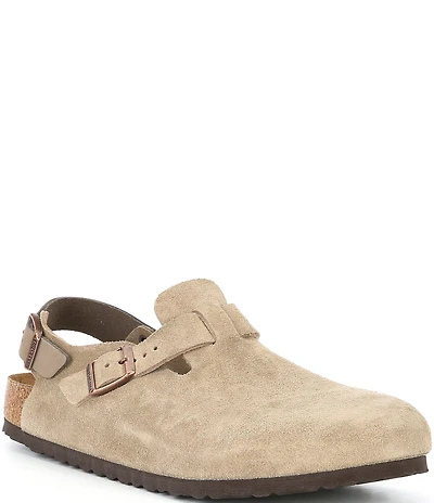 Birkenstock Men's Tokio Suede Backstrap Clogs