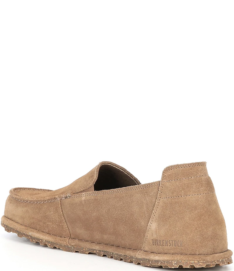 Birkenstock Men's Utti Suede Slip On Moccasin Loafers
