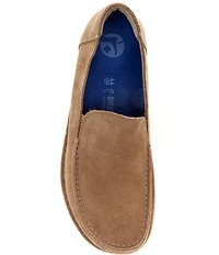 Birkenstock Men's Utti Suede Slip On Moccasin Loafers