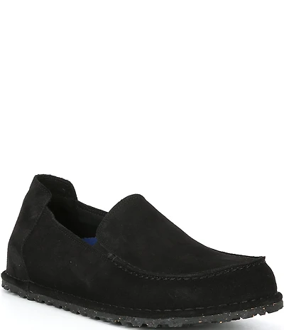 Birkenstock Men's Utti Suede Slip On Moccasin Loafers