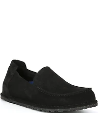 Birkenstock Men's Utti Suede Slip On Moccasin Loafers