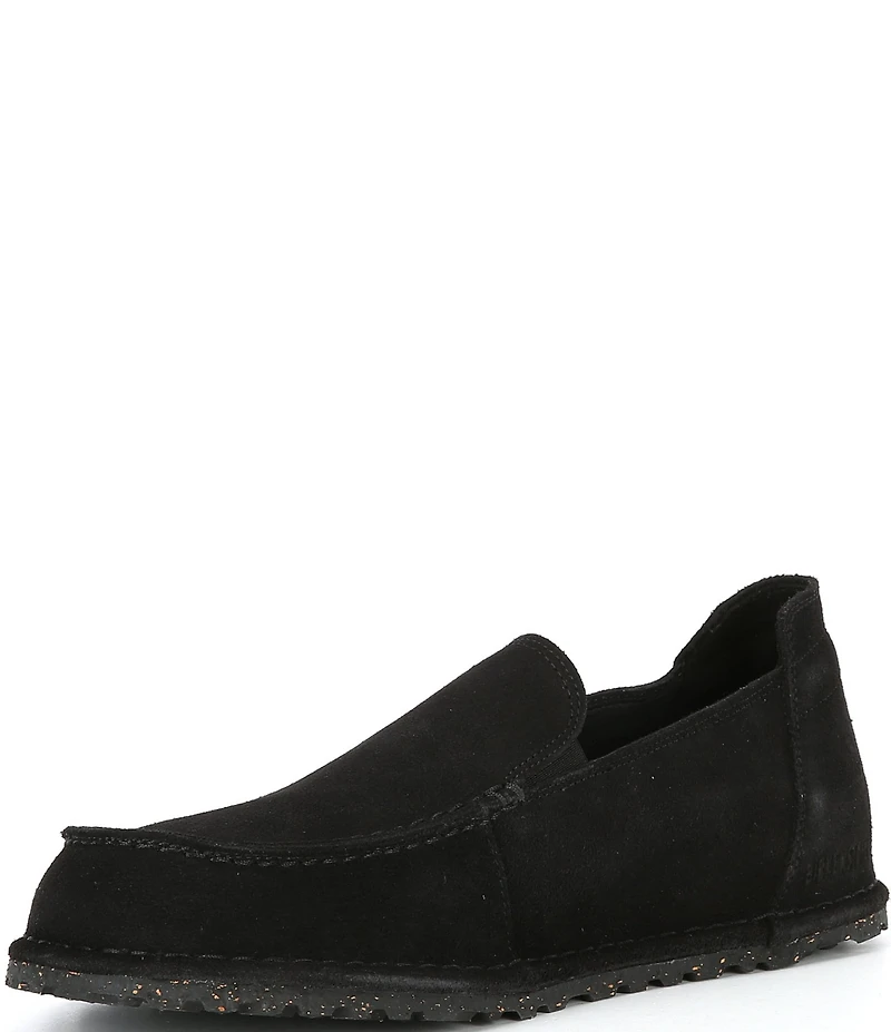 Birkenstock Men's Utti Suede Slip On Moccasin Loafers