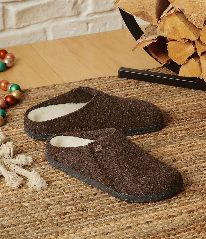 Birkenstock Men's Zermatt Shearling Clog Slippers