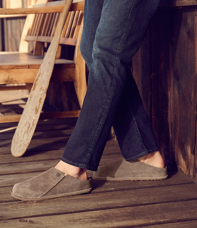 Birkenstock Men's Zermatt Suede Clog Slippers