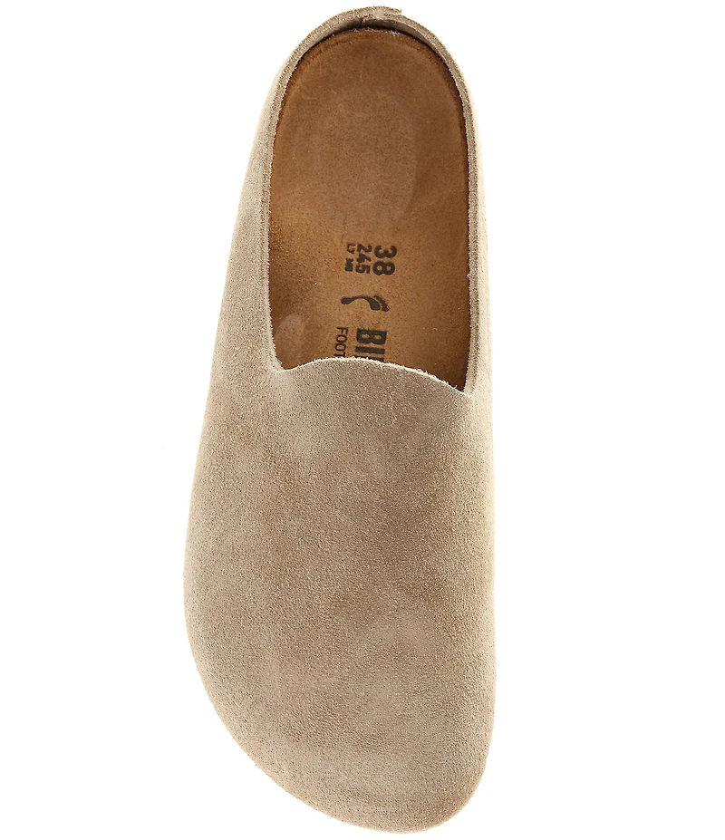 Birkenstock Women's Amsterdam Wrapped Suede Clogs