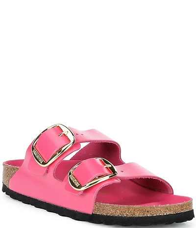 Birkenstock Women's Arizona Big Buckle Hardware High Shine Slide Sandals