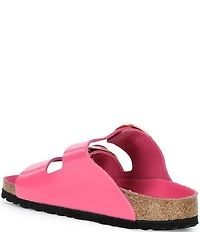 Birkenstock Women's Arizona Big Buckle Hardware High Shine Slide Sandals
