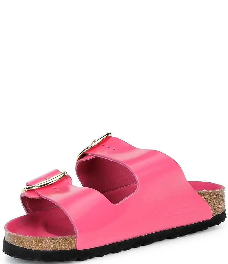 Birkenstock Women's Arizona Big Buckle Hardware High Shine Slide Sandals