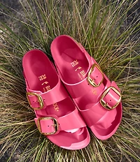 Birkenstock Women's Arizona Big Buckle Hardware High Shine Slide Sandals