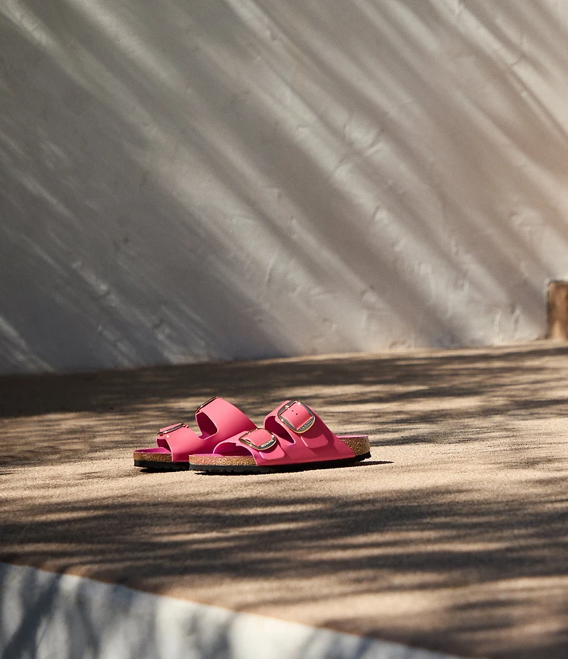 Birkenstock Women's Arizona Big Buckle Hardware High Shine Slide Sandals