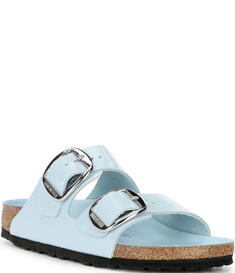Birkenstock Women's Arizona Big Buckle Hardware High Shine Slide Sandals