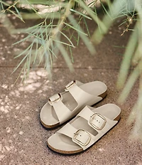 Birkenstock Women's Arizona Big Buckle Hardware High Shine Slide Sandals