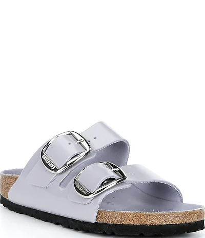 Birkenstock Women's Arizona Big Buckle Hardware High Shine Slide Sandals