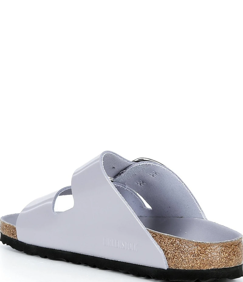 Birkenstock Women's Arizona Big Buckle Hardware High Shine Slide Sandals