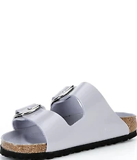 Birkenstock Women's Arizona Big Buckle Hardware High Shine Slide Sandals