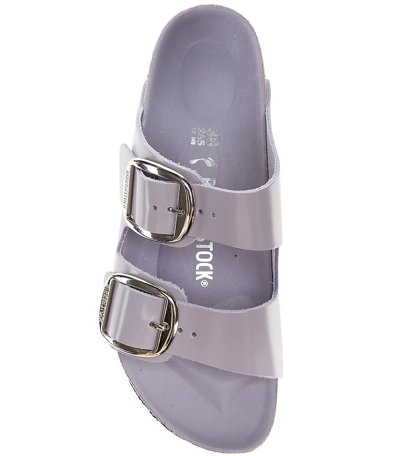 Birkenstock Women's Arizona Big Buckle Hardware High Shine Slide Sandals