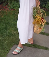 Birkenstock Women's Arizona Big Buckle Hardware High Shine Slide Sandals