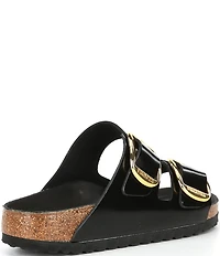 Birkenstock Women's Arizona Big Buckle Hardware High Shine Slide Sandals