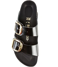 Birkenstock Women's Arizona Big Buckle Hardware High Shine Slide Sandals