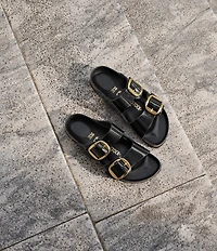 Birkenstock Women's Arizona Big Buckle Hardware High Shine Slide Sandals