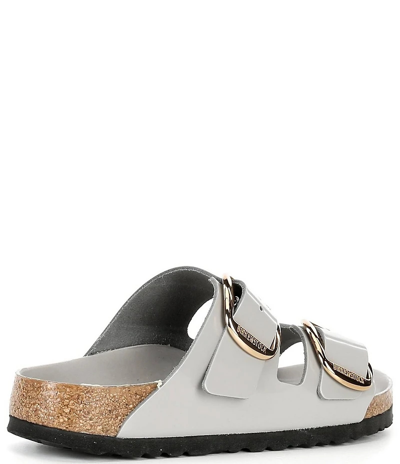 Birkenstock Women's Arizona Big Buckle Hardware High Shine Slide Sandals