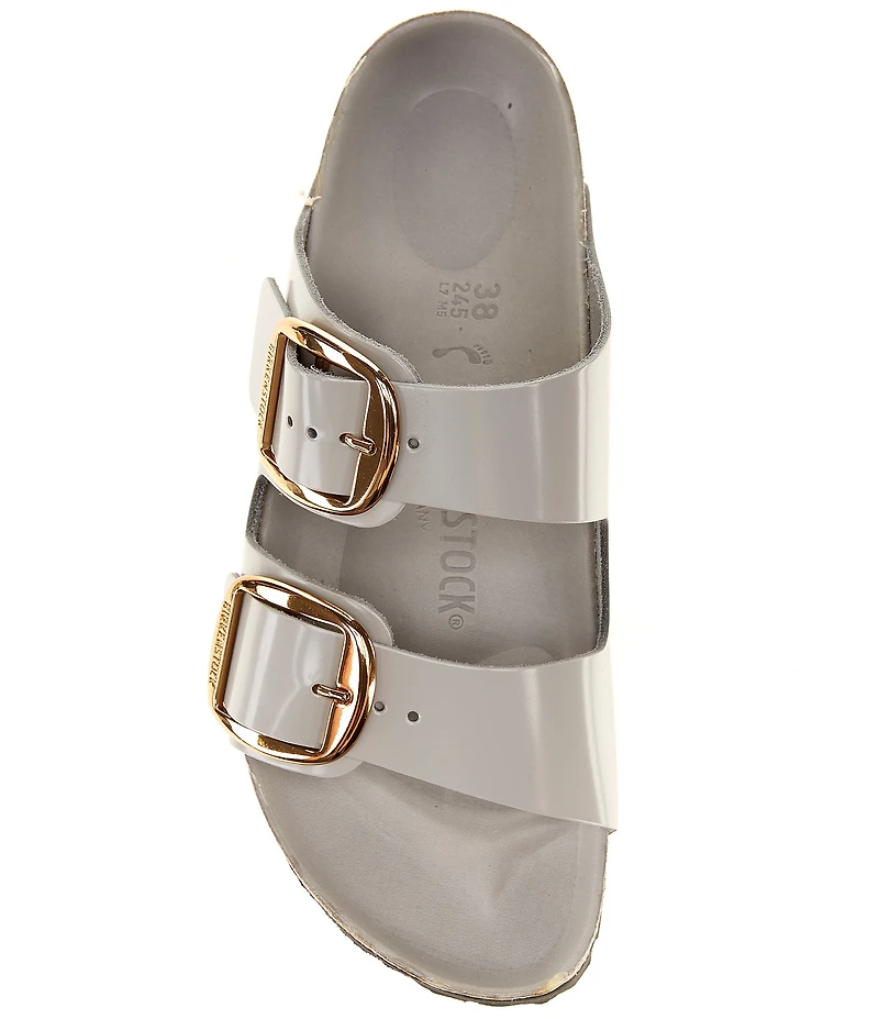 Birkenstock Women's Arizona Big Buckle Hardware High Shine Slide Sandals