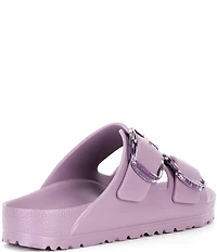 Birkenstock Women's Arizona EVA Clear Big Buckle Slide Sandals