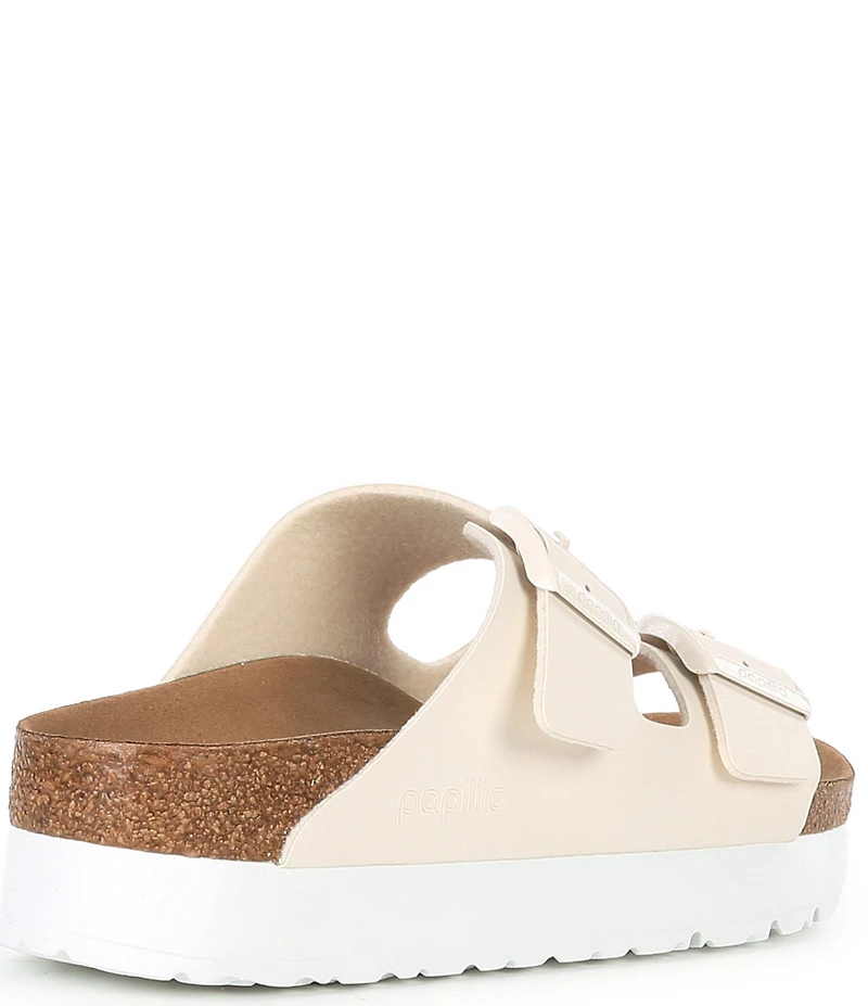 Birkenstock Women's Arizona Platform Flex Double Buckle Slide Sandals