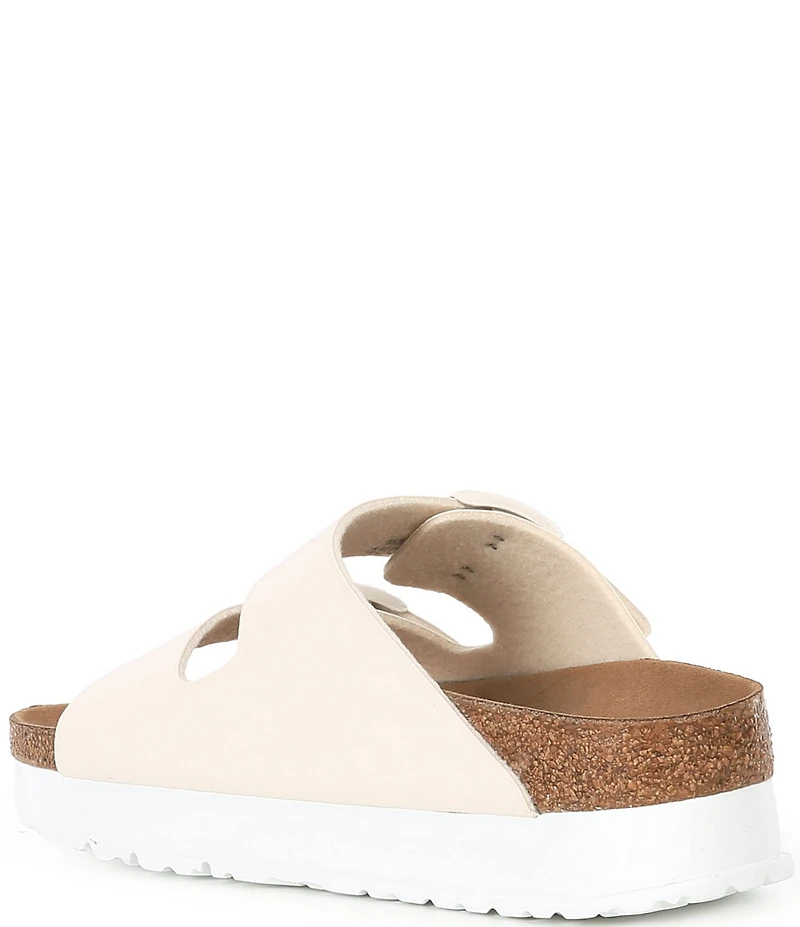 Birkenstock Women's Arizona Platform Flex Double Buckle Slide Sandals