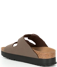 Birkenstock Women's Arizona Platform Flex Double Buckle Slide Sandals