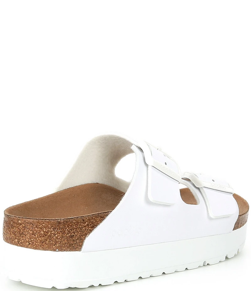 Birkenstock Women's Arizona Platform Flex Double Buckle Slide Sandals