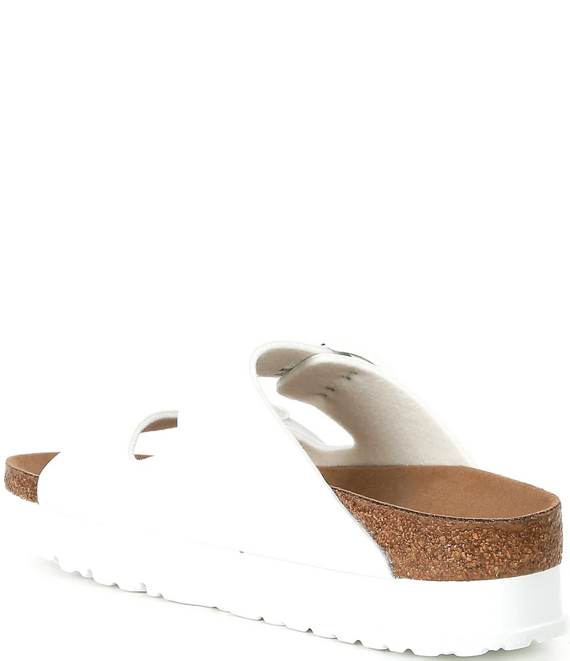 Birkenstock Women's Arizona Platform Flex Double Buckle Slide Sandals