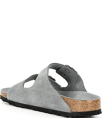 Birkenstock Women's Arizona Soft Footbed Velvet Suede Slide Sandals