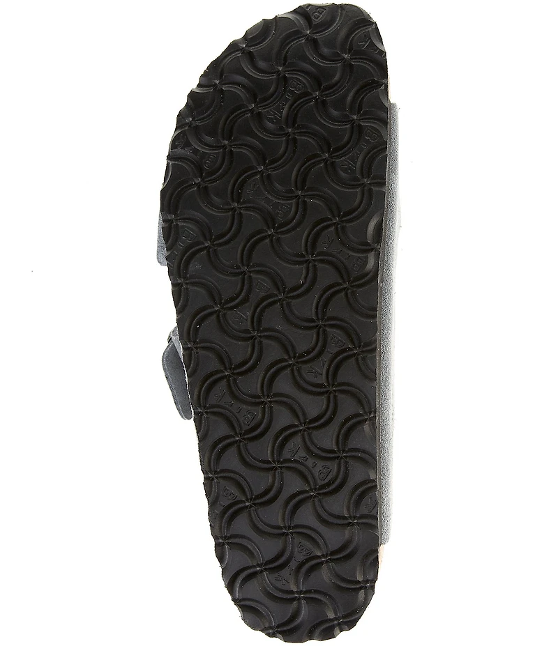 Birkenstock Women's Arizona Soft Footbed Velvet Suede Slide Sandals